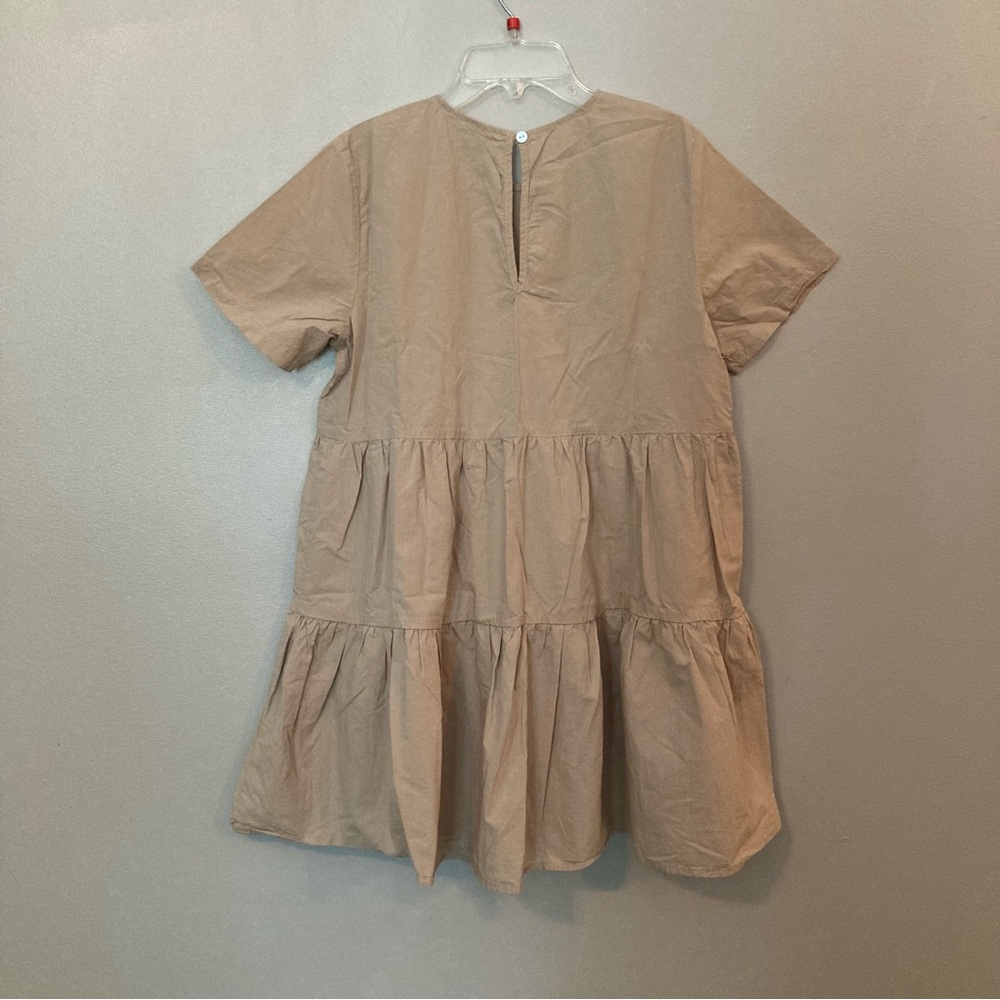 4/$10 - Forever 21 Beige Baby Doll Dress - Picture 4 of 6